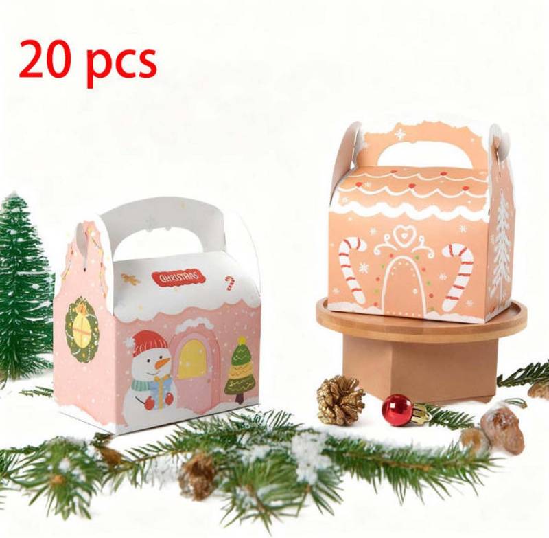 trends for living Geschenkbox 20 Geschenkbox tragbare quadratische Weihnachtsgeschenk-Faltschachteln trends for living Geschenkbox 20 Geschenkbox tragbare quadratische Weihnachtsgeschenk-Faltschachteln von trends for living