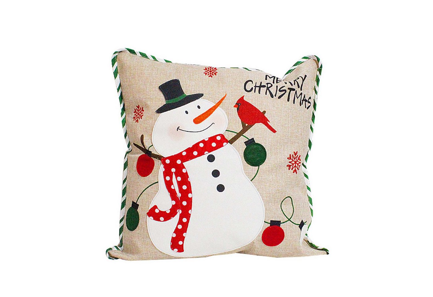 trends for living Kissenbezug Dekorative Weihnachten Kissenbezug Schneemann Stickerei Kissenbezug trends for living Kissenbezug Dekorative Weihnachten Kissenbezug Schneemann Stickerei Kissenbezug von trends for living