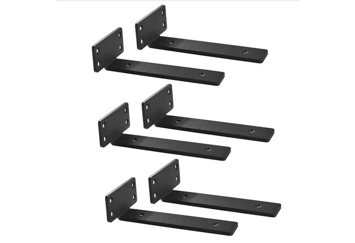 trends for living Wandregalhalter Wandregalhalter 6 Stück Regalhalterung Wandhalterung mit Hardware 5mm von trends for living