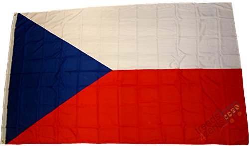 Für größere Ansicht Maus über das Bild ziehen Top Qualität - Flagge Tschechien Fahne, 250 x 150 cm, EXTREM REIßFEST, Keine BILLIG-CHINAWARE, Stoffgewicht ca. 100 g/m², sehr robust von trends4cents