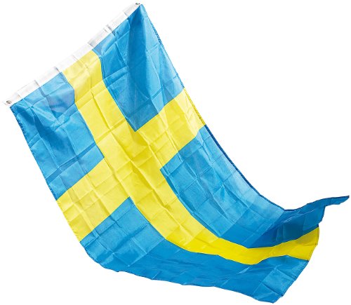 Länderflagge Schweden 150 x 90 cm aus reißfestem Nylon von trends4cents