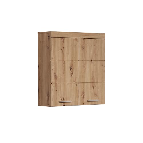 trendteam smart living - Hängeschrank breit - Bad - Amanda - Aufbaumaß (BxHxT) 73 x 77 x 23 cm - Farbe Asteiche - 139350592 von trendteam smart living