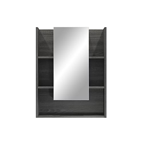 trendteam smart living - Spiegelschrank Spiegel - Badezimmer - Daily - Aufbaumaß (BxHxT) 60 x 77 x 18 cm - Farbe Weiß mit Sardegna Rauchsilber - 202040503 von trendteam smart living