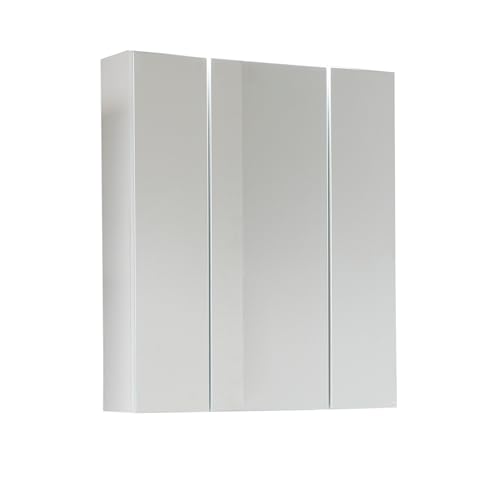 trendteam smart living - Spiegelschrank Spiegel - Badezimmer - Monte - Aufbaumaß (BxHxT) 60 x 74 x 18 cm - Farbe Weiß - 195640501 von trendteam smart living