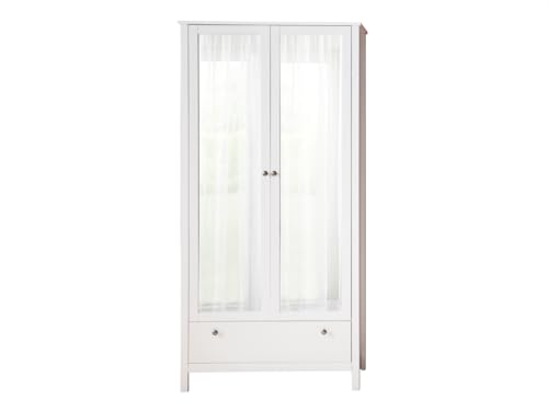 trendteam smart living - Garderobenschrank Schrank - Garderobe - Ole - Aufbaumaß (BxHxT) 92 x 192 x 38 cm - Farbe Weiß - 183912701 von trendteam smart living