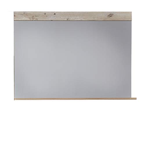 trendteam smart living - Wandspiegel Spiegel - Garderobe - Tailor - Aufbaumaß (BxHxT) 90 x 69 x 16 cm - Farbe Pale Wood - 199745117 von trendteam smart living