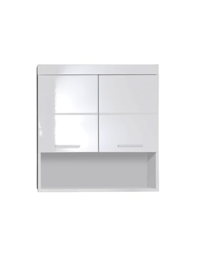 trendteam smart living - Hängeschrank Badschrank - Bad - Amanda - Aufbaumaß (BxHxT) 73 x 77 x 23 cm - Farbe Weiß Hochglanz - 139350901 von trendteam smart living