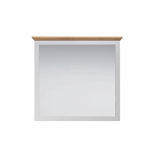 trendteam smart living - Wandspiegel Spiegel - Garderobe - Landside - Aufbaumaß (BxHxT) 91 x 82 x 4 cm - Farbe Lichtgrau mit Artisan Eiche - 2118451F4 von trendteam smart living