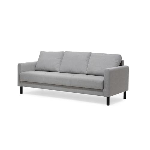 trendteam smart living - Werkzeuglose Montage - Polstersofa 3er-Sofa Couch - Wohnzimmer - Click&Sit - Aufbaumaß (BxHxT) 202 x 84 x 83 cm - Farbe Grau - 2231209S0 von trendteam smart living