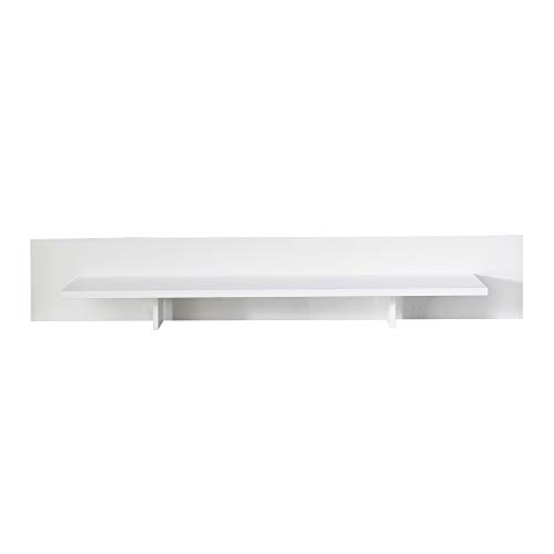 trendteam smart living - Tokyo - TV-Aufsatz - Weiß - mit 3 offenen Fächern - (BxHxT) 153 x 26 x 37 cm - Kratzfest und pflegeleicht von trendteam smart living