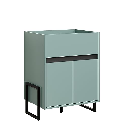 trendteam smart living - Waschbeckenunterschrank Unterschrank (Ohne Waschbecken) - Badezimmer - Matix - Aufbaumaß (B x H x T) 64 x 80 x 46 cm - Farbe Dusk Blue - 223930331 von trendteam smart living