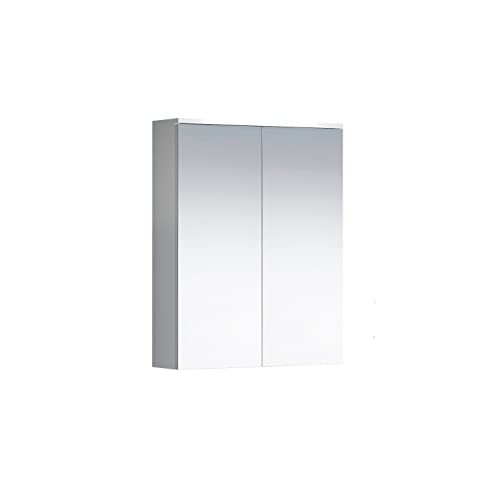 trendteam smart living - Spiegelschrank Spiegel - Badezimmer - Wons - Aufbaumaß (BxHxT) 60 x 78 x 18 cm - Farbe Weiß - 220740501 von trendteam smart living