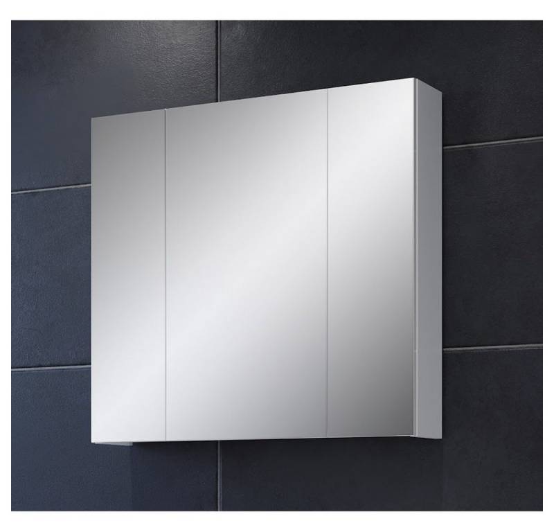 trendteam Badezimmerspiegelschrank Devon Spiegelschrank Badspiegel Spiegel Badschrank in Weiß von trendteam
