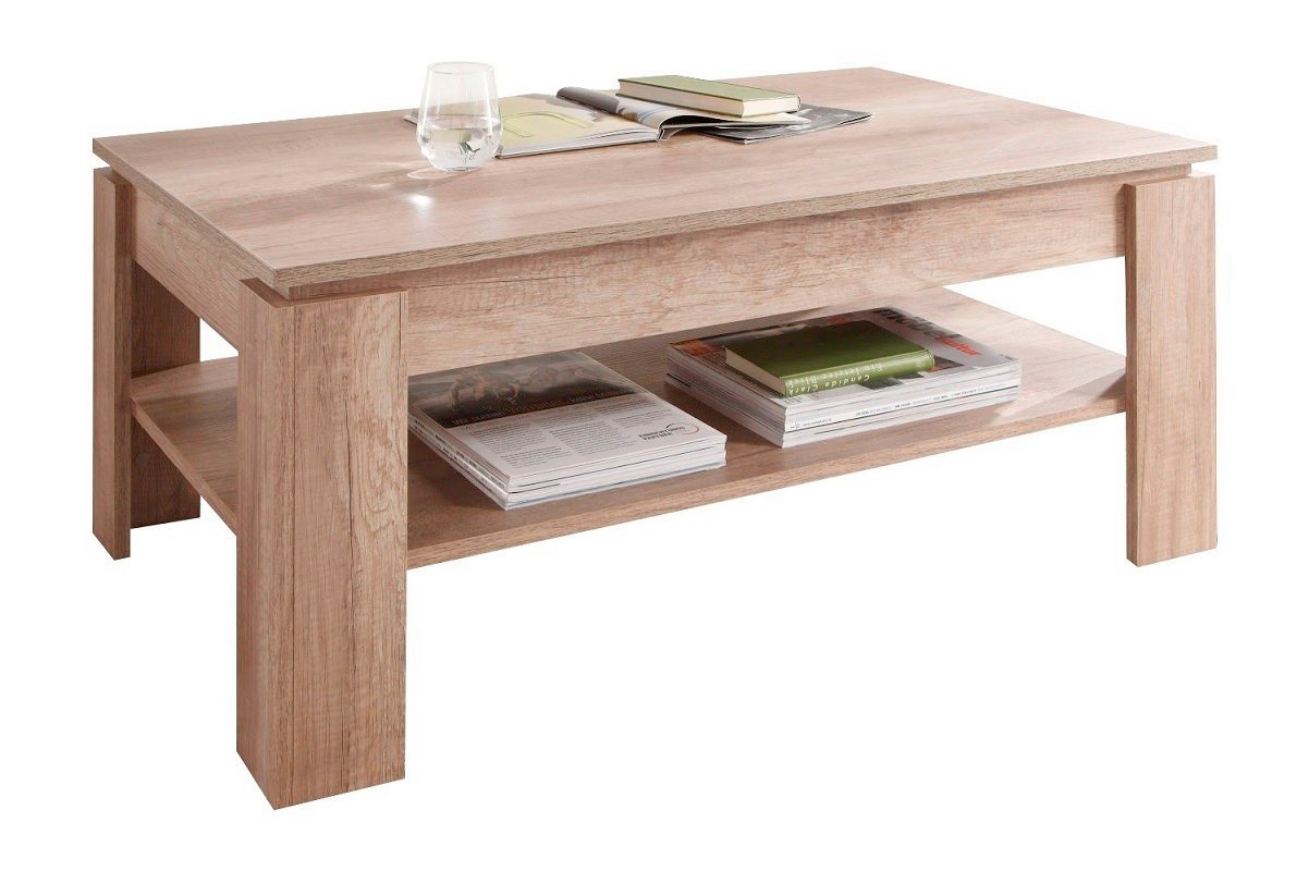 trendteam Couchtisch Couchtisch Musto, Wohnzimmertisch, Eiche Monument (no-Set), Breite 110 cm, Tischplatte aus Holzwerkstoff von trendteam