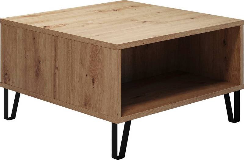 Places of Style Couchtisch Tarragona, Couchtisch mit 2 offenen Fächern - (B/T/H) 60/60/37 cm von Places of Style