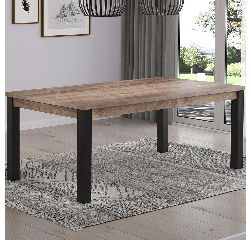 trendteam Esstisch, Esszimmertisch Küchentisch Tisch 200 x 77 x 100 cm von trendteam