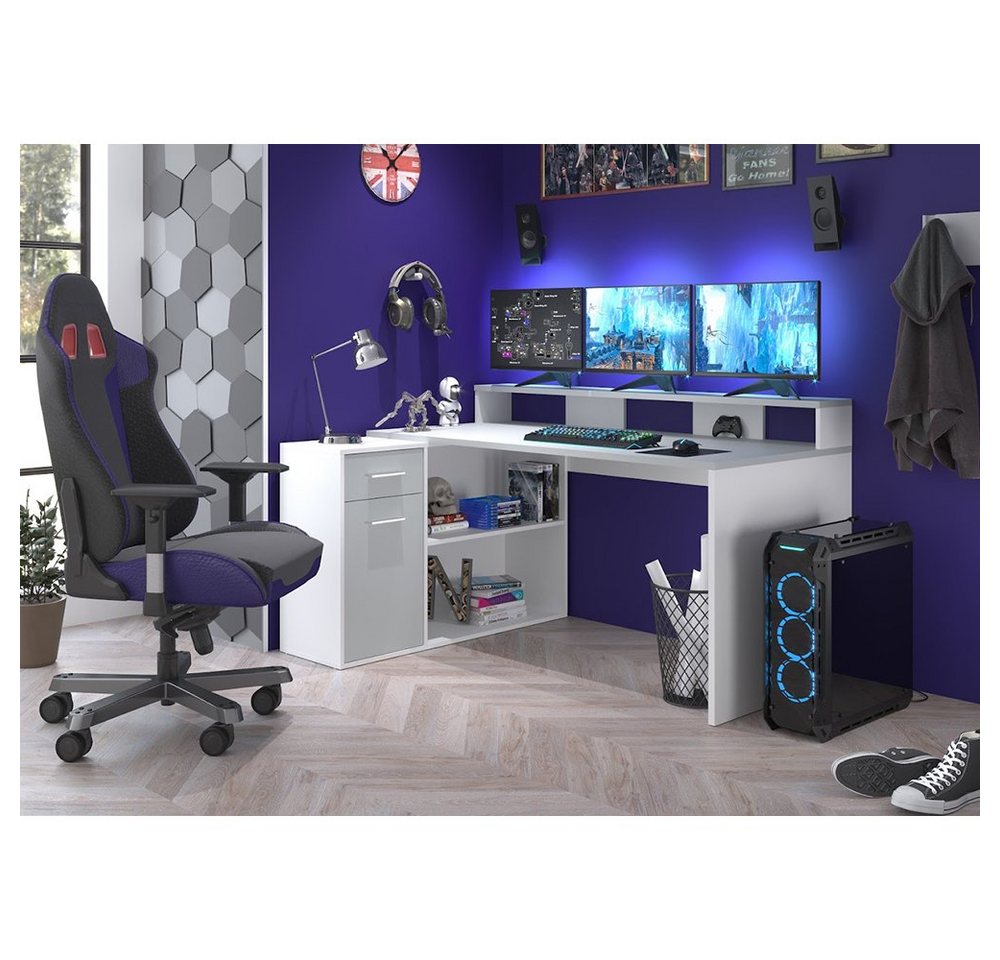 trendteam Gamingtisch, Schreibtisch Gamingschreibtisch Büromöbel 160 - 200 x 92 x 115 cm trendteam Gamingtisch, Schreibtisch Gamingschreibtisch Büromöbel 160 - 200 x 92 x 115 cm von trendteam