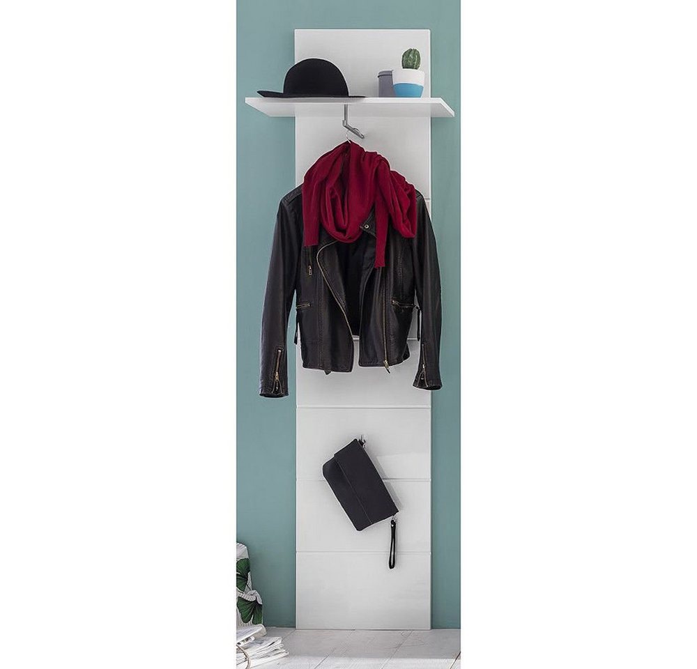 trendteam Garderobenpaneel Amanda, Garderobe Kleiderstange Kleiderhaken Wandpaneel Flurgarderobe 60x195cm von trendteam