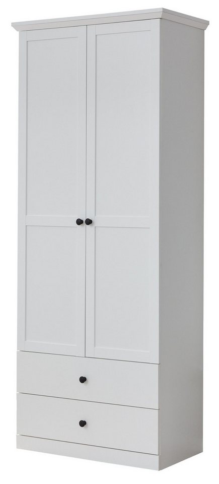 trendteam Garderobenschrank Baxter (Garderobe und Schuhschrank in weiß, 81 x 196 cm) bis zu 7 Fächer von trendteam