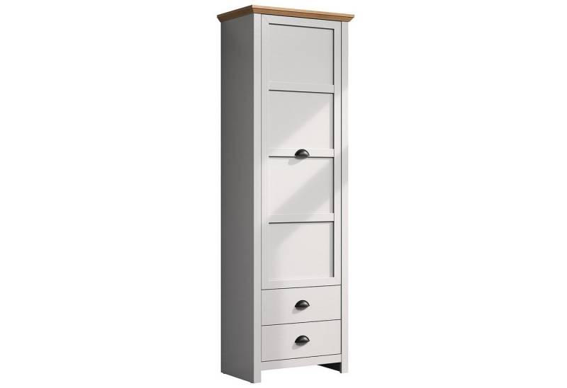 trendteam Garderobenschrank Landside Grau Kleiderschrank Kleiderstange Hutablage Ablagefläche 65 x 201 x 41 cm von trendteam
