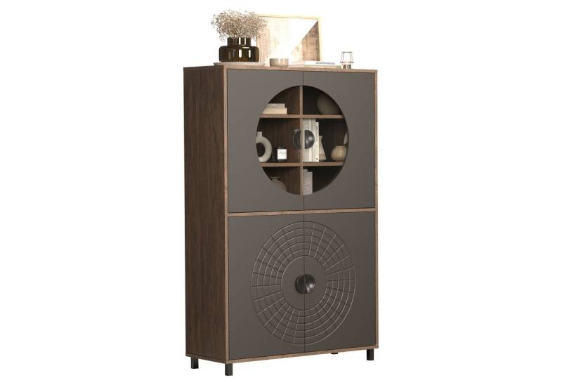 trendteam Highboard Highboardvitrine FUSION von trendteam