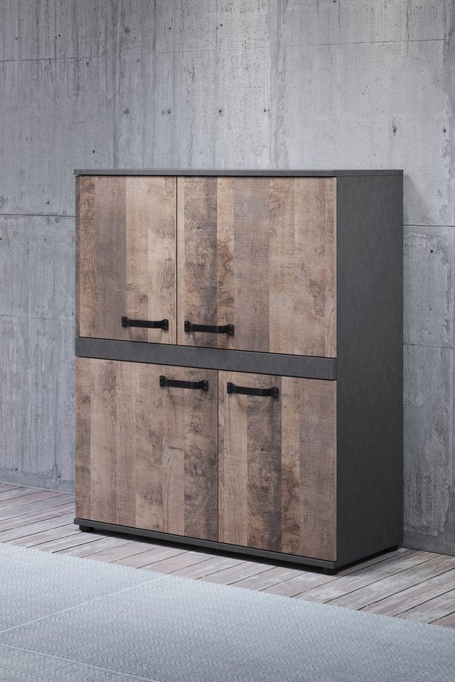 trendteam Highboard Stripe, Höhe 118 cm von trendteam