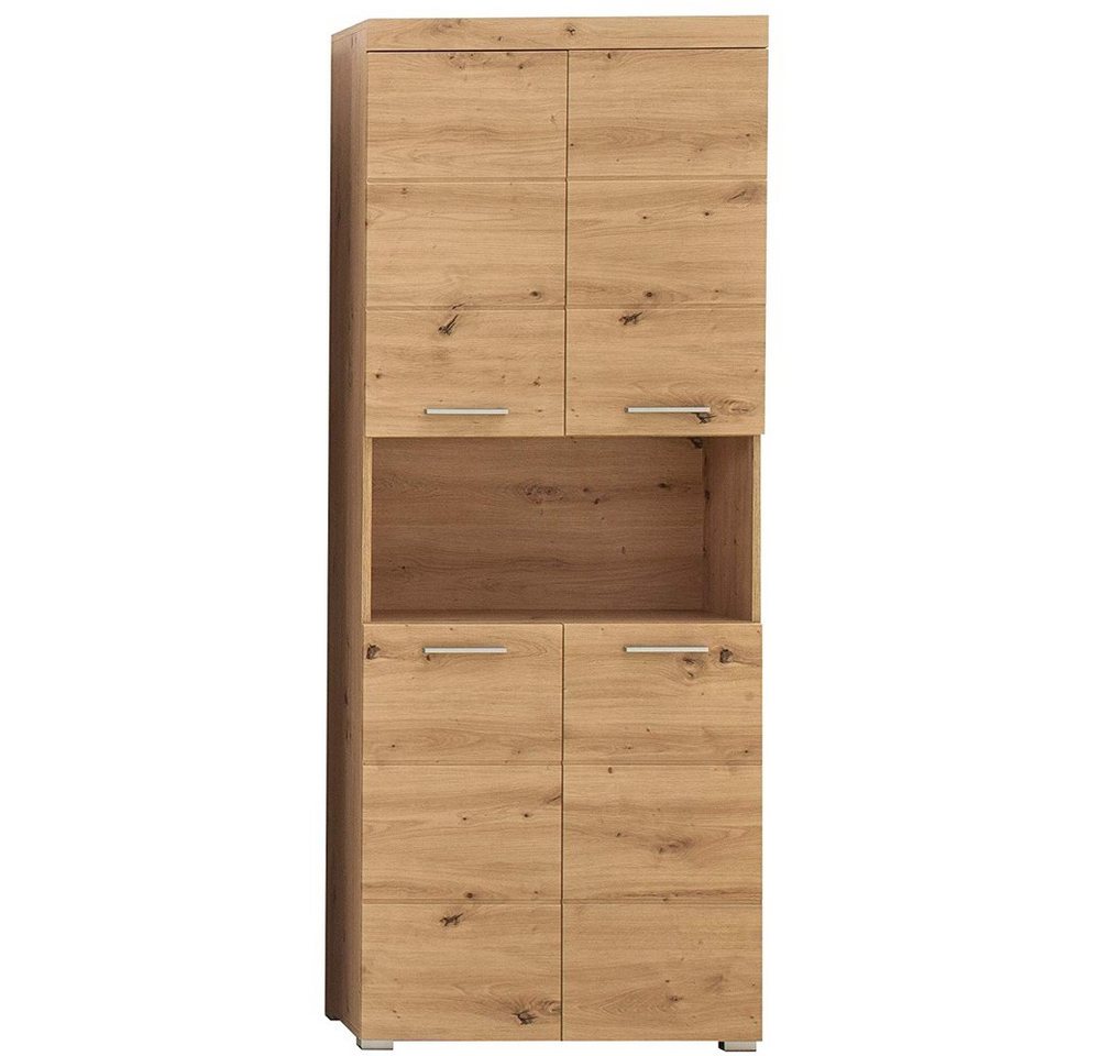 trendteam Hochschrank Badezimmerschrank Schrank Badmöbel Badezimmer Asteiche 73x190x31cm trendteam Hochschrank Badezimmerschrank Schrank Badmöbel Badezimmer Asteiche 73x190x31cm von trendteam