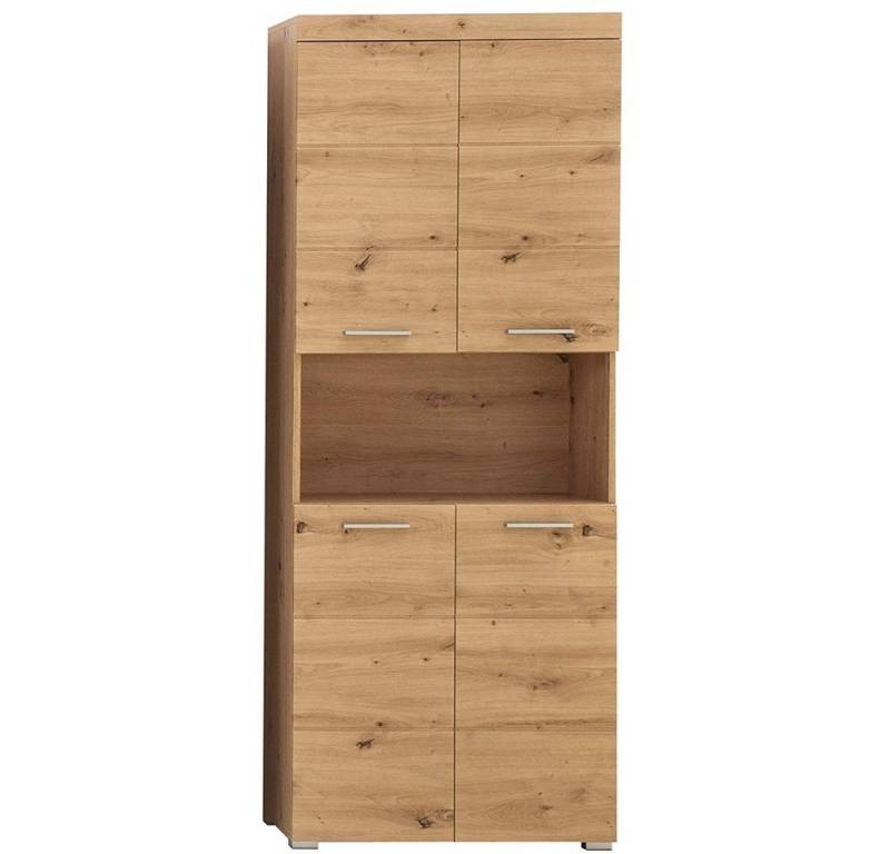 trendteam Hochschrank Badezimmerschrank Schrank Badmöbel Badezimmer Asteiche 73x190x31cm trendteam Hochschrank Badezimmerschrank Schrank Badmöbel Badezimmer Asteiche 73x190x31cm von trendteam