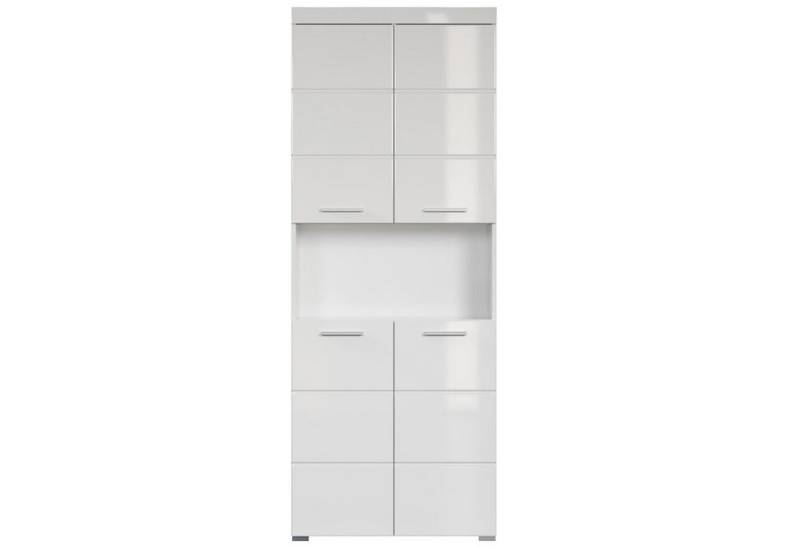 trendteam Hochschrank Hochschrank Badschrank Multifunktionsschrank Weiß 73x190x31cm von trendteam