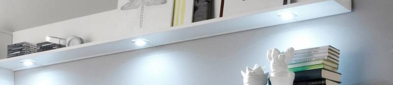 trendteam LED Unterbauleuchte, LED fest integriert, Kaltweiß, LED Unterbauspots mit kalt-weißem Licht - Mit Fußschalter von trendteam