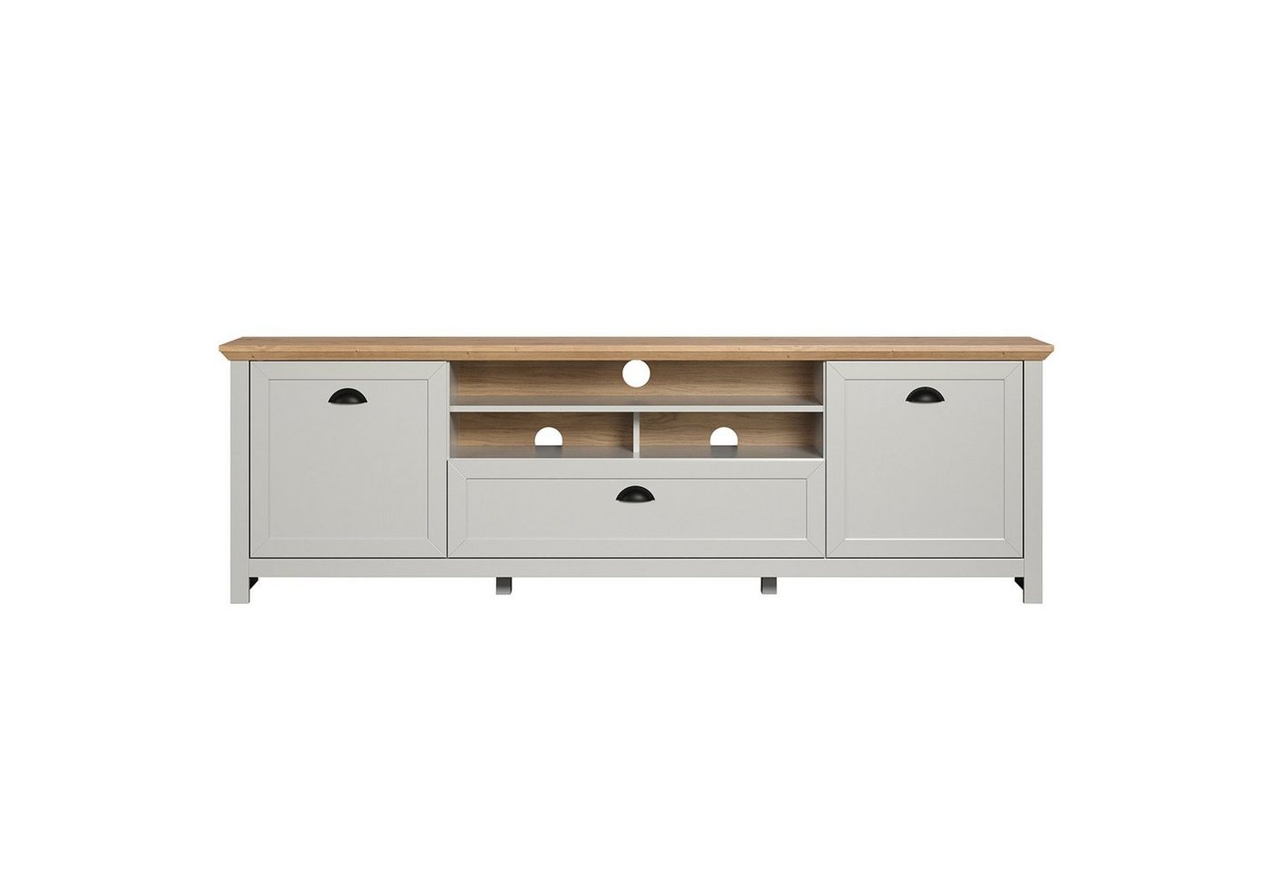 trendteam Lowboard, Fernsehschrank Unterschrank Sideboard Board TV-Möbel 203x63x41cm von trendteam