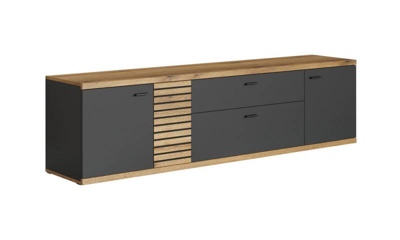 trendteam Lowboard (TV-Lowboard), Lowboard TV-Board Unterschrank 202 x 55 x 42 cm von trendteam