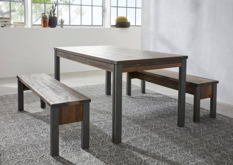 Home affaire Sitzbank Bristol, Esszimmerbank mit Platz für 2 Personen - (B/T/H) 140/35/44 cm von Home affaire