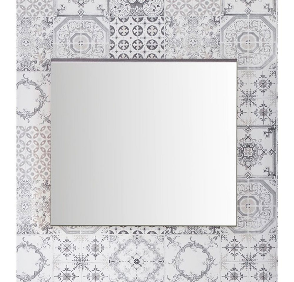 trendteam Spiegel, Wandspiegel Badezimmerspiegel Rauchsilber Melamin 60 x 55 x 2 cm von trendteam