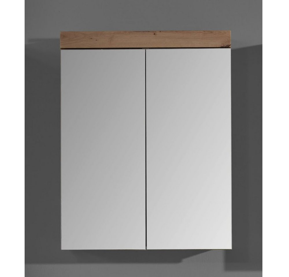 trendteam Spiegelschrank Wandspiegel Badschrank Badezimmerspiegel Spiegel Braun 60x77x17cm von trendteam