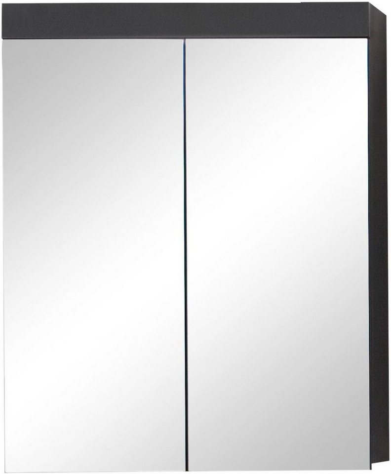 welltime Spiegelschrank Avena Badezimmerschrank wahlweise mit Aufsatzleuchte - (B/T/H) 60/17/77 cm von welltime
