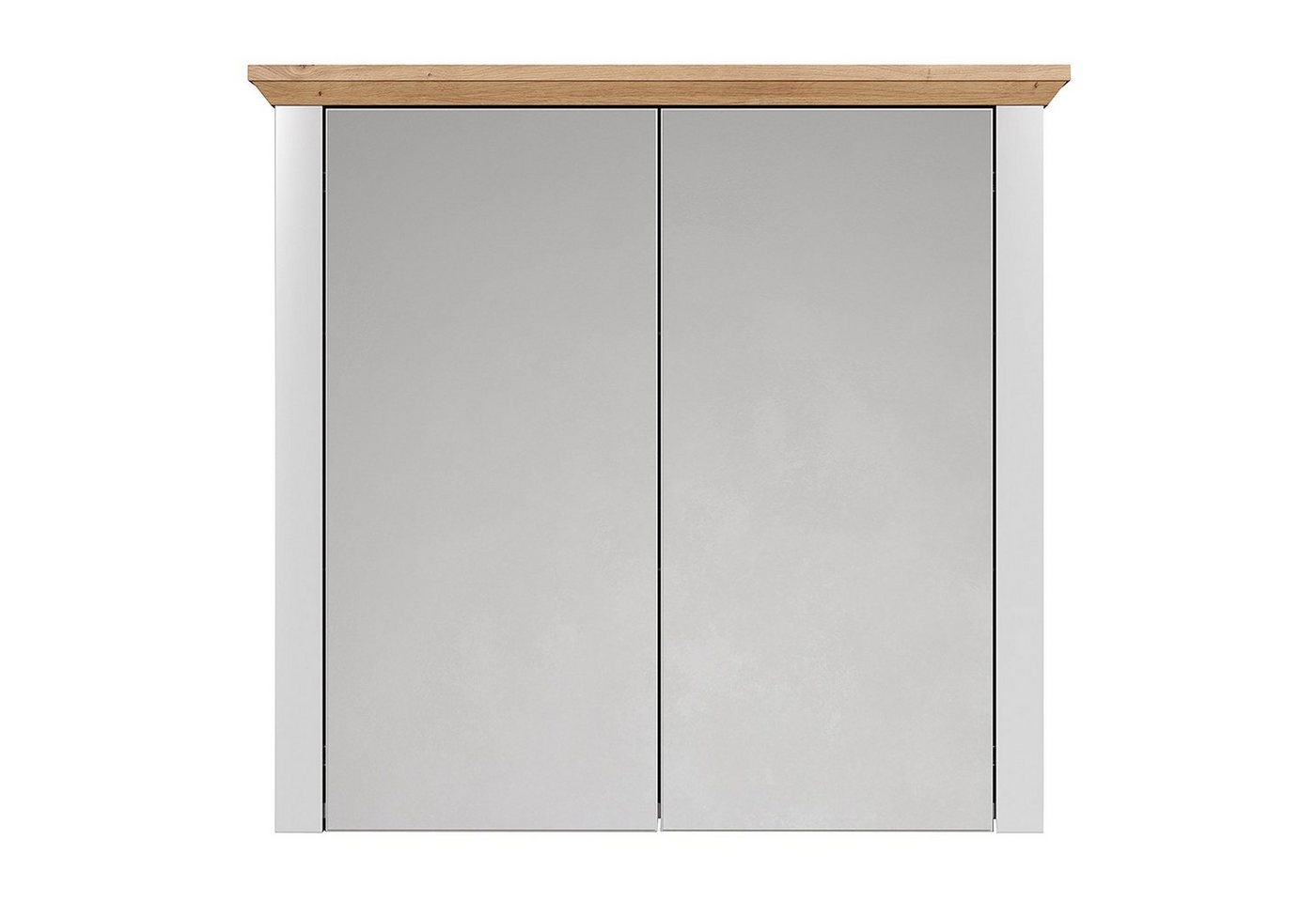 trendteam Spiegelschrank Landside grau Badspiegel Badezimmerschrank Spiegelschrank Spiegel 78x73x24cm von trendteam