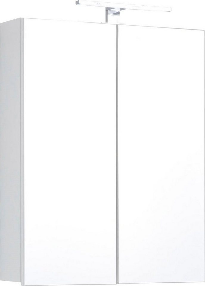 welltime Spiegelschrank Sovana Badschrank wahlweise mit oder ohne Beleuchtung - (B/T/H) 60/18/67 cm von welltime