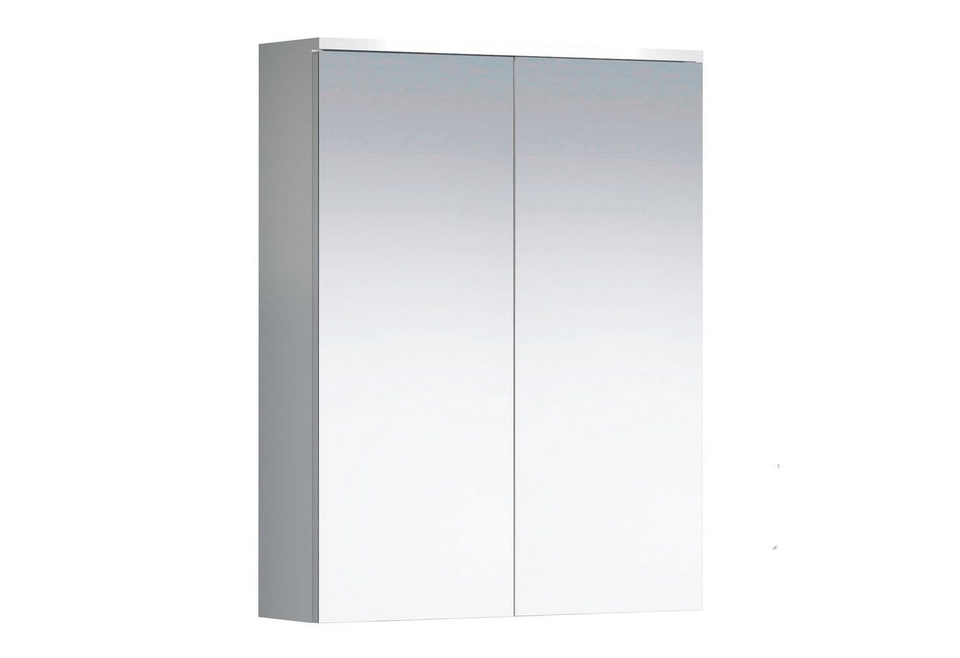 trendteam Spiegelschrank Spiegelschrank Spiegel Badspiegel Schrank Weiß Melamin 60x78x18cm von trendteam