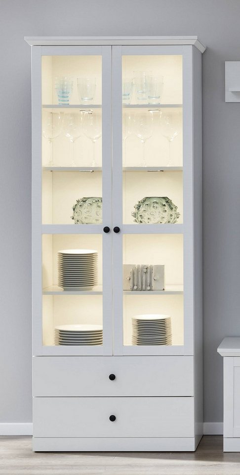 trendteam Vitrine Vitrine Baxter, Landhausstil, weiß, ohne Beleuchtung trendteam Vitrine Vitrine Baxter, Landhausstil, weiß, ohne Beleuchtung von trendteam
