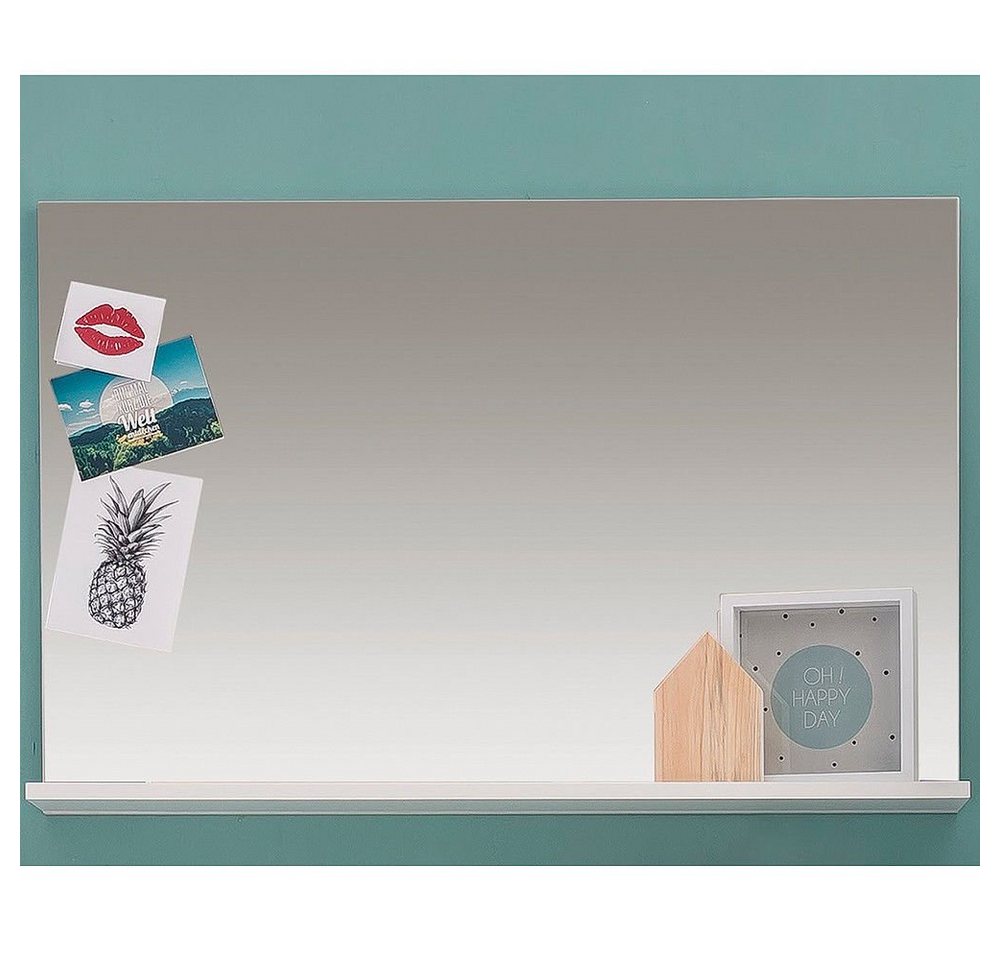 trendteam Wandspiegel, Garderobenspiegel Flurspiegel Dielenspiegel Spiegel Weiß 91x60x14cm trendteam Wandspiegel, Garderobenspiegel Flurspiegel Dielenspiegel Spiegel Weiß 91x60x14cm von trendteam