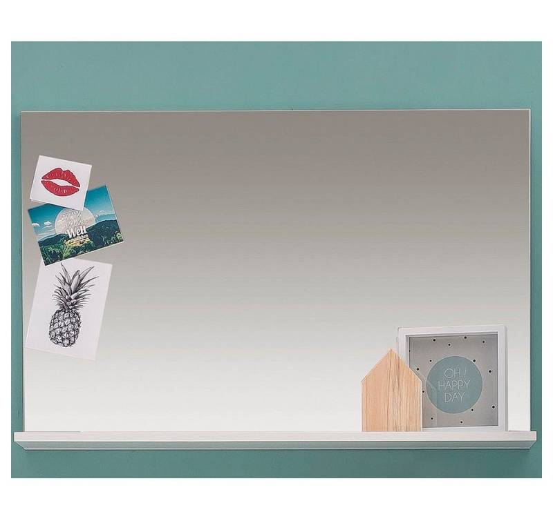 trendteam Wandspiegel, Garderobenspiegel Flurspiegel Dielenspiegel Spiegel Weiß 91x60x14cm von trendteam