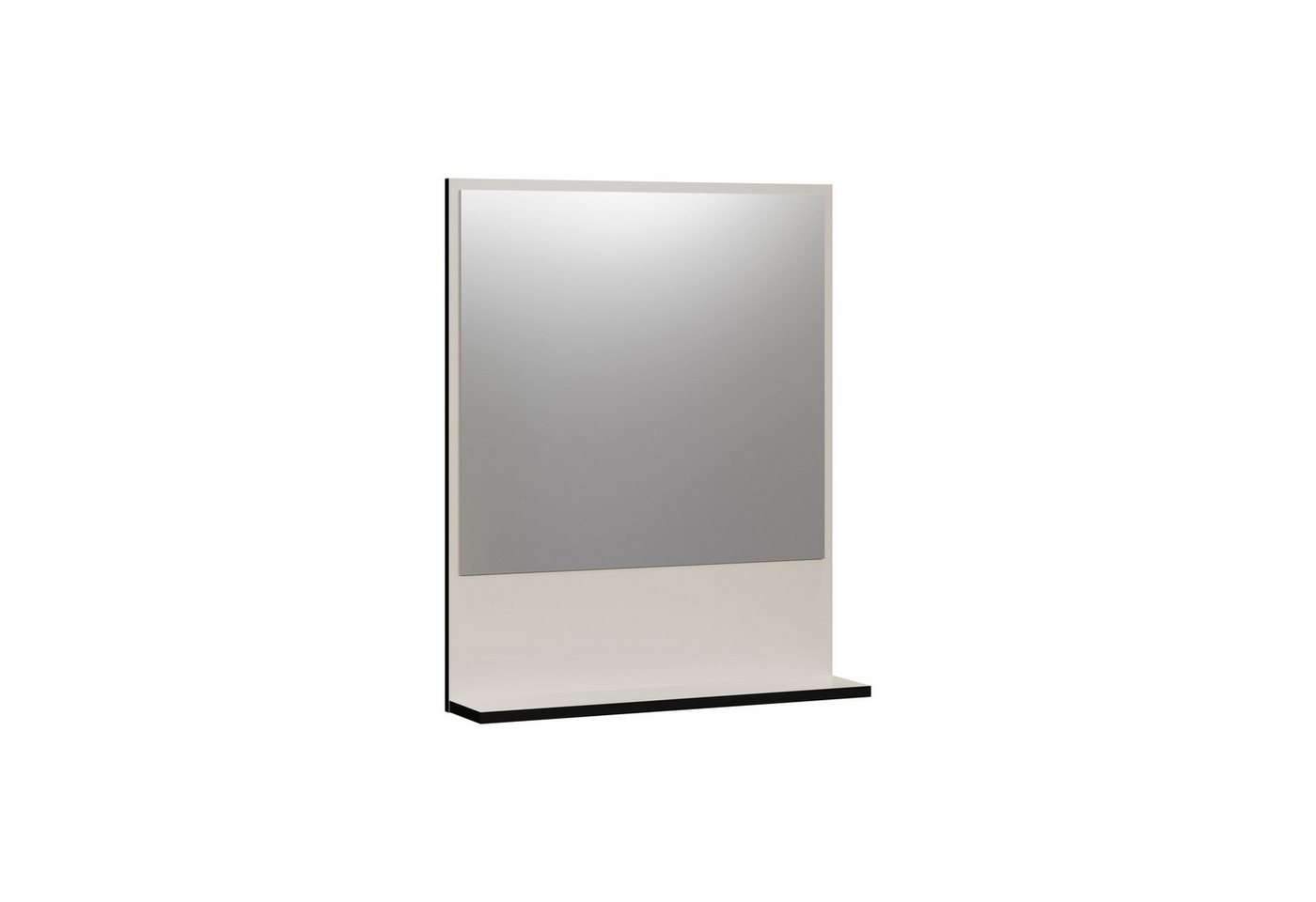 trendteam Wandspiegel (Spiegel), Wandspiegel Badspiegel mit Ablageboden 60x74x14cm von trendteam