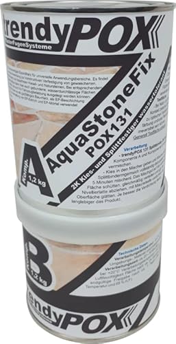 AquaStoneFix trendyPOX-131 2K Kies- und Splittfestiger mit hoher UV-Resistenz - 1,2 kg von trendybau