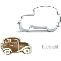 Ausstecher Ausstechform 1 Auto Veteran Oldtimer 44x71mm Edelstahl von trendywelt