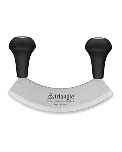 triangle 41 211 14 02 Wiegemesser 14 cm, einschneidig, gehärtet Made in Solingen/Germany professionelle Qualität Kräutermesser von triangle