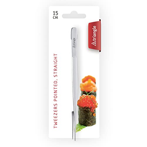 triangle 50 494 15 01 Präzisionspinzette gerade 15 cm professionelle Qualität feine spitze Pinzette Küchenpinzette von triangle