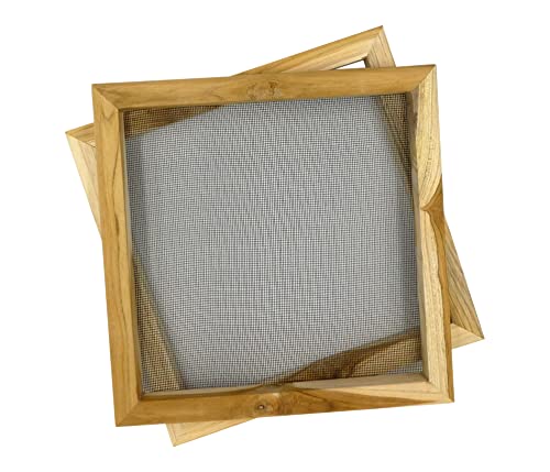 PAPIERSCHÖPFRAHMEN quadratisch 25x25 cm/ideal auch auch für C6 Couverts oder DinLang Doppelkarten - Traditionswerkzeug in professioneller Qualität/incl. Anleitung PAPIERSCHÖPFRAHMEN quadratisch 25x25 cm/ideal auch auch für C6 Couverts oder DinLang Doppelkarten - Traditionswerkzeug in professioneller Qualität/incl. Anleitung von tribal paper