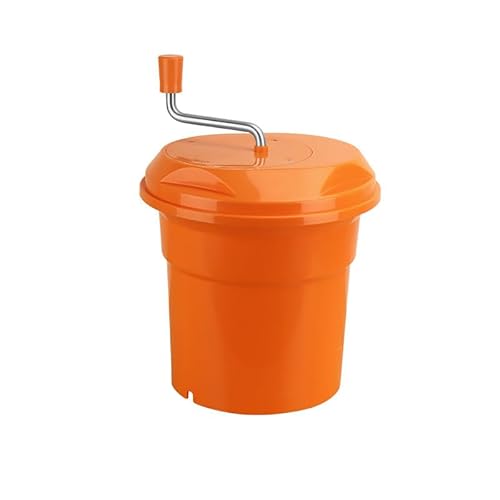 Mehrzweck-Obst- und Gemüsetrockner und Salat, manueller Abflusskorb, Dehydratations-Eimer (12 l) von trmqnaf