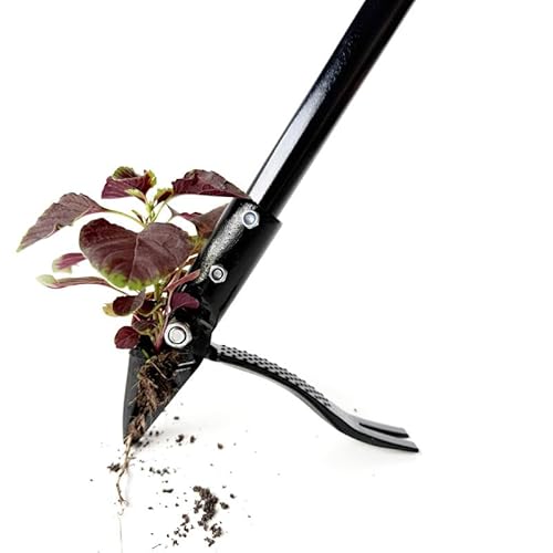 trmqnaf Kein Biegen von Unkraut-Artefakt mit abnehmbarem Stab, stehendes Unkrautwerkzeug, arbeitssparendes manuelles Unkraut-Artefakt (Unkrautkopf) von trmqnaf